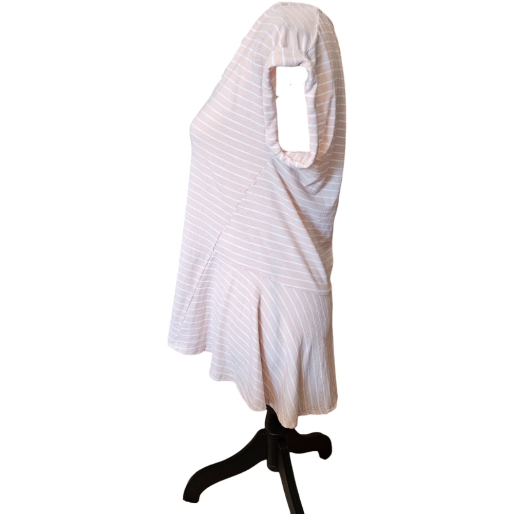 Jones New York Pink Striped Top - Picture 9 of 12